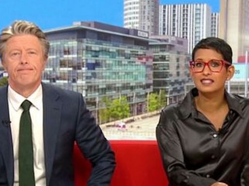 BBC Breakfast's Naga Munchetty takes one-word swipe at Matt Taylor live on air