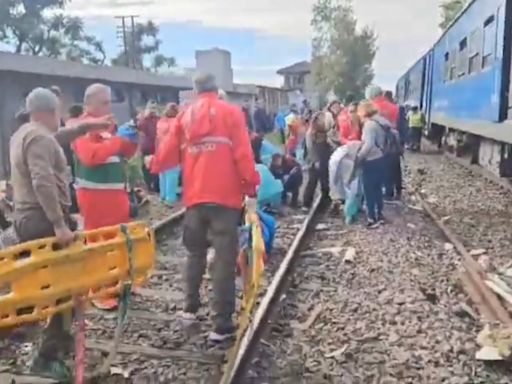 Choque de trenes en Palermo: qué pasó y cuántos heridos hay