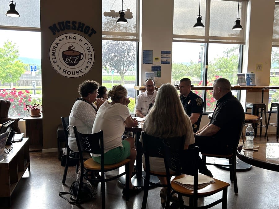 Coffee with the Chiefs and Sheriff held in Elmira