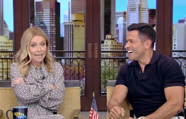 Kelly Ripa and Mark Consuelos recall his "skinny jean phase" on 'Live': "Go off, king!"