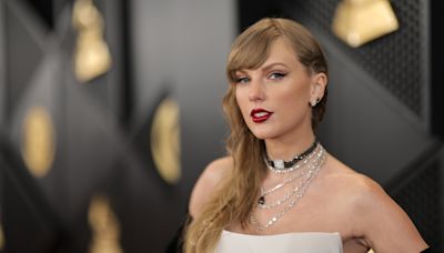 Taylor Swift Repurposed Her Famous Grammys Watch Choker Necklace on a Night Out