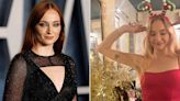 Sophie Turner Poses in Festive Outfit Posted by Friend With Whom She Shared a Kiss