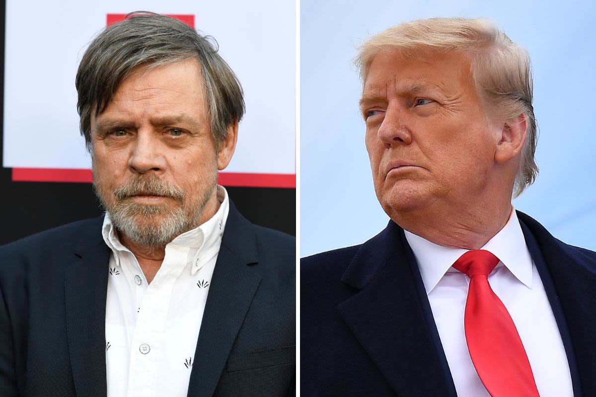 Star Wars' Mark Hamill under fire over Donald Trump message