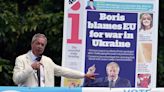 Farage says he would ‘never, ever defend’ Putin as he ramps up row with Johnson