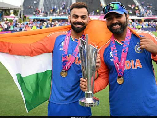 "You Also Hold The Trophy": How Virat Kohli Convinced Rohit Sharma For Iconic T20 World Cup Picture | Cricket News