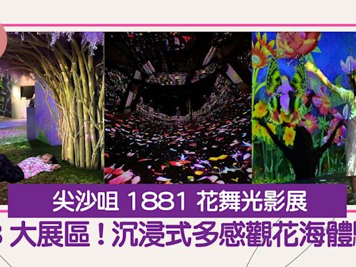 尖沙咀好去處｜1881 NAKED FLOWERS花舞光影展！8大展區打卡位+沉浸式多感觀花海體驗 | am730