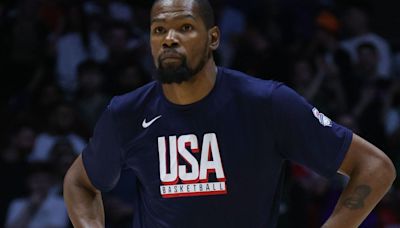 Durant practices, big collab set on Games debut