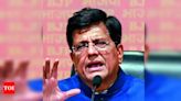 Piyush Goyal emphasizes the need for a double-engine govt in Delhi | Delhi News - Times of India