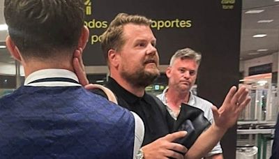 James Corden Praised as 'True Gentleman' After He's Seen in Heated Discussion With Airline Employees