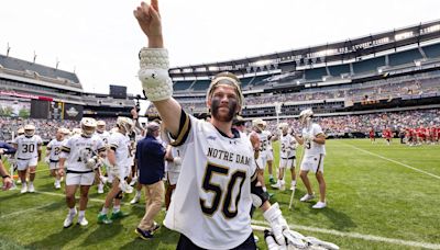 NCAA lacrosse semifinals: Notre Dame rolls Denver, Maryland tops Virginia for title game spot