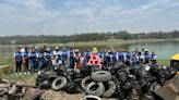 Sacan 800 kilos de basura del Lago de Guadalupe en Cuautitlán Izcalli