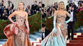 Blake Lively channeled the Statue of Liberty at the Met Gala in a gown that unraveled to create 2 stunning looks, going from copper to green