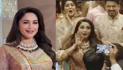 Anant-Radhika Wedding: Madhuri Dixit recreates iconic Choli Ke Peeche song and not just her hubby but entire Internet is melting