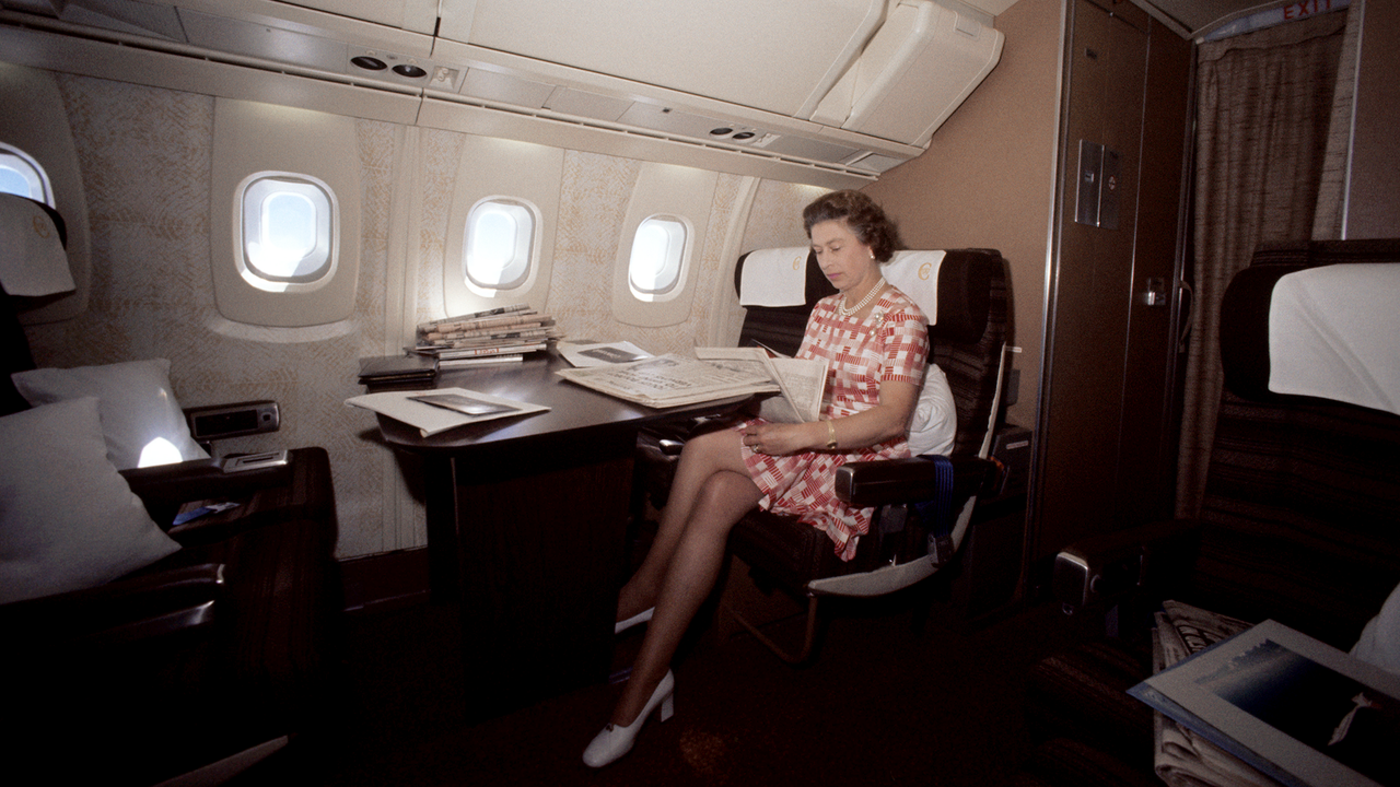 But First, a Martini: Queen Elizabeth’s In-Flight Royal Comforts Revealed