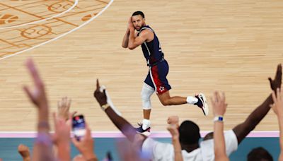 Steph Curry hit France with the 'night, night' celebration after drilling the dagger for Olympic gold