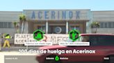 Una caja de resistencia y un particular campamento de batalla: la huelga en la planta de Acerinox en Cádiz cumple 100 días