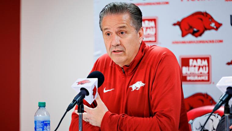 John Calipari says on podcast Arkansas could have 'eight or nine guys' on 2024-25 roster | Sporting News