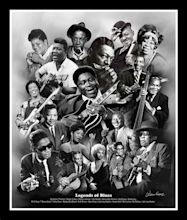 Legends of the Blues (Great Blues Musicians & Singers) Art by W ...