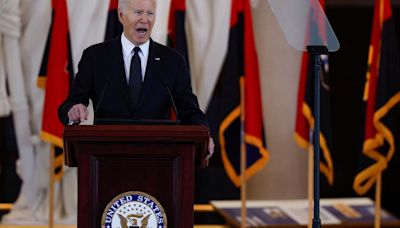 In Holocaust remembrance, Biden condemns antisemitism sparked by college protests and Gaza war