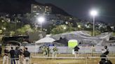 Winds topple stage at campaign rally, killing 9