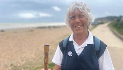 Woman, 89, completes 90-mile walk along coast