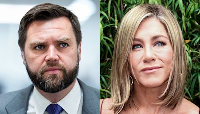 Jennifer Aniston slams JD Vance over 'childless cat ladies' comment from resurfaced interview