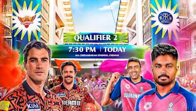 RR vs SRH IPL 2024 Qualifier 2 Live Streaming: When and where to watch Rajasthan Royals vs Sunrisers Hyderabad match live free on TV mobile app online