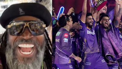 Once a Knight Rider, Chris Gayle congratulates KKR with swagger after IPL 2024 win
