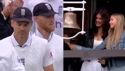 WATCH: Emotional James Anderson Leads England Out in Farewell Test, Daughters Pay Golden 'Bell' Tribute at Lord's