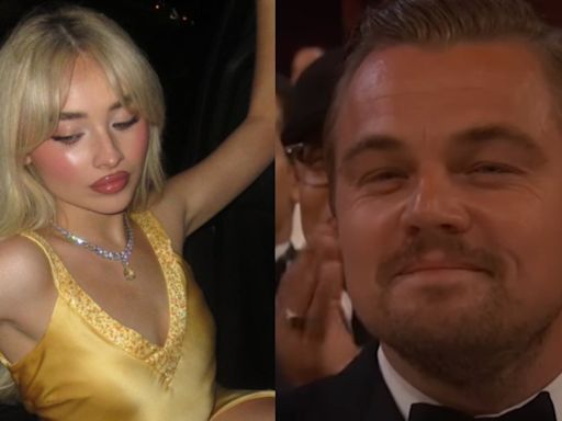 Sabrina Carpenter celebra cumpleaños con pastel y meme de Leonardo DiCaprio