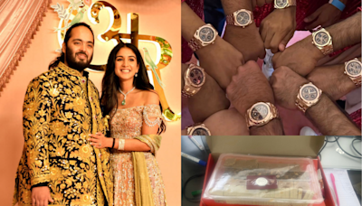 Ambani wedding giveaways: ₹2 Crore Watches for SRK, Ranveer and Groomsmen, Bhujia for Reliance employees | Business Insider India