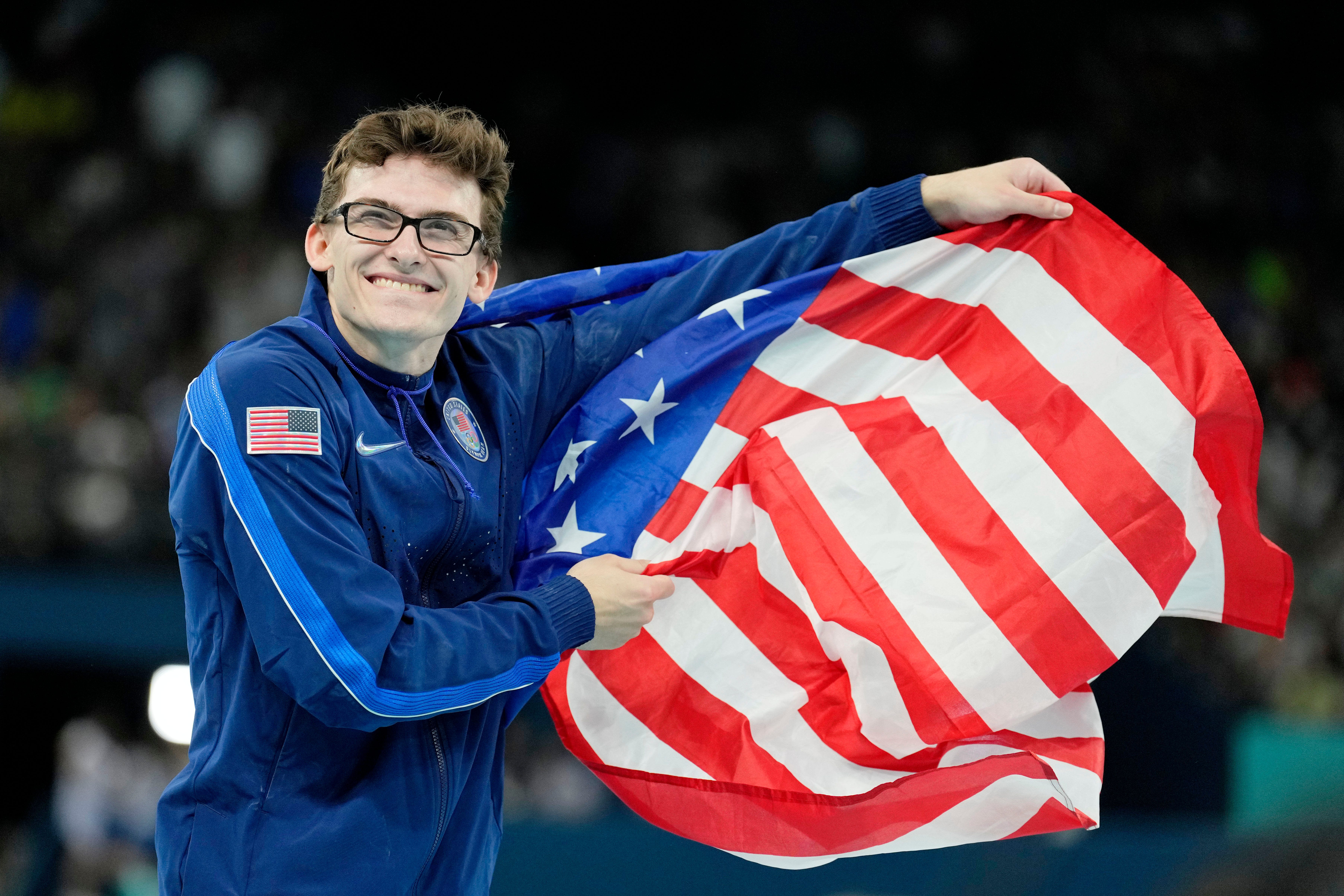 Worcester native Stephen Nedoroscik takes bronze in pommel horse final at Paris Olympics