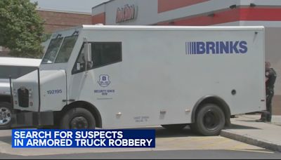 Hundreds of thousands of dollars stolen from Brinks armored truck near Philadelphia