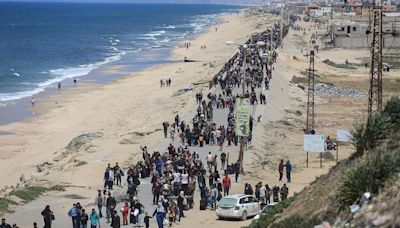 Israel y militares estadounidenses avanzan en la construcción de muelle flotante en Gaza