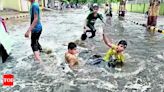 Khambhaliya taluka records 233mm rain in six hours | Rajkot News - Times of India