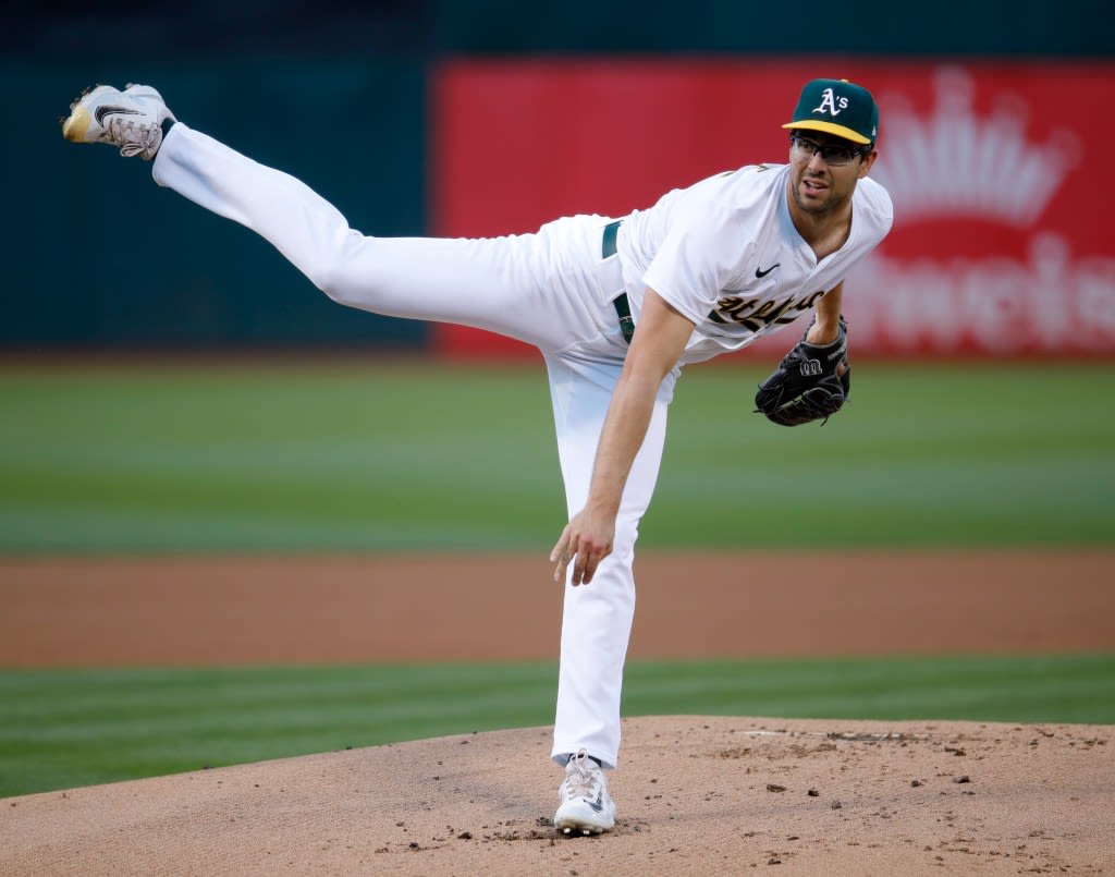 Athletics’ pitching puts Pirates on lockdown to open homestand