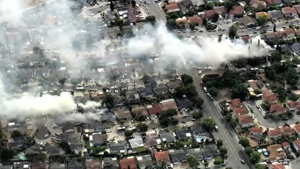Crews battle at least 2 house fires in San Jose