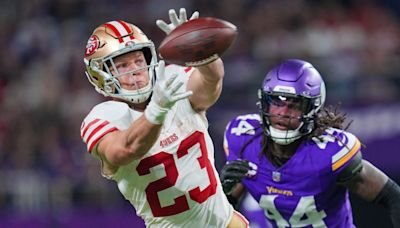 'Real chance' 49ers RB Christian McCaffrey misses Week 2 vs. Vikings