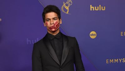 Why did D’Pharaoh Woon-A-Tai have a red hand painted on his face at the Emmys?