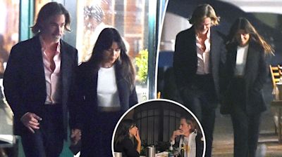 Chris Pine and mystery girlfriend still going strong as they hold hands on date night in Italy