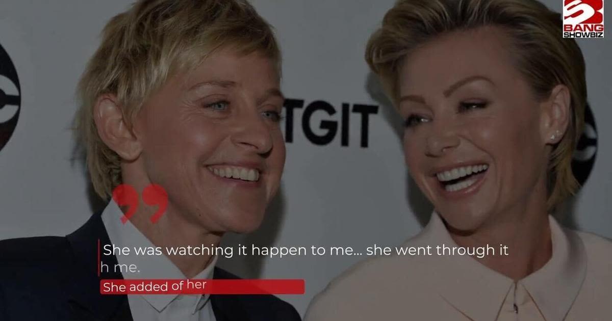 Ellen DeGeneres reveals TV downfall affected marriage to Portia de Rossi