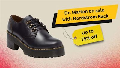 Nordstrom Rack is having a sale on the Dr. Martens platform for 75% off