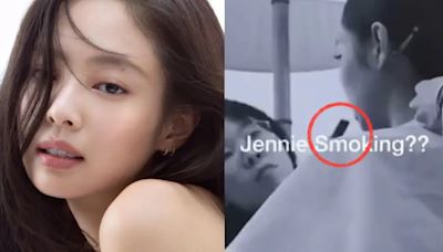 Jennie疑室內吸菸還對人吐菸 公司道歉了！