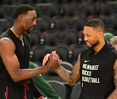 Heat News: Bam Adebayo Spotted Hanging Out With Damian Lillard At WNBA Game