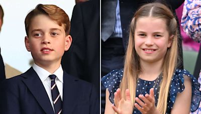 Prince George and Princess Charlotte Look More Grown Up Than Ever in the Sports Stands
