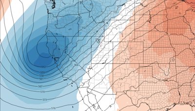 Map shows another storm poised to hit California