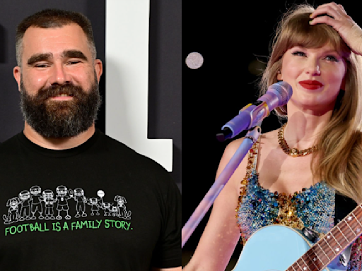 FYI, Jason Kelce Recorded His Daughter Wyatt’s Favorite Taylor Swift Song at the ‘Eras’ Tour