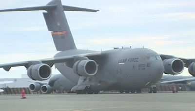 Fleet of military aircraft from Oklahoma evacuated to Sacramento due to weather