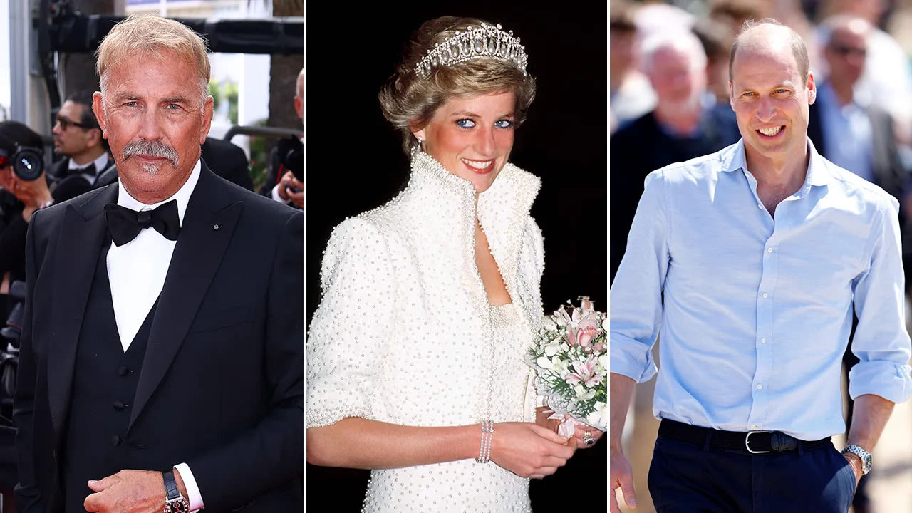 Kevin Costner shares what Prince William revealed about Princess Diana during past meeting