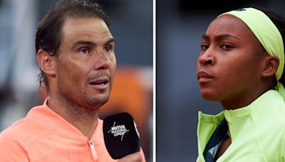 Rafael Nadal's three-word French Open comment to Coco Gauff left her speechless